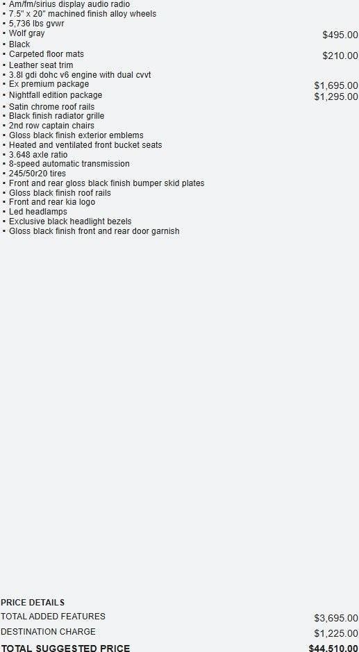 2021 Kia Telluride EX