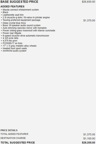 2020 Mazda Mazda CX-5 Touring