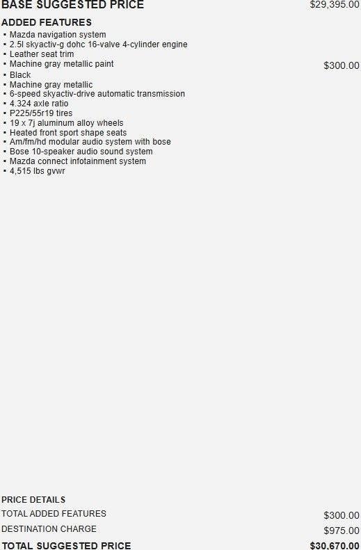 2017 Mazda Mazda CX-5 Grand Touring