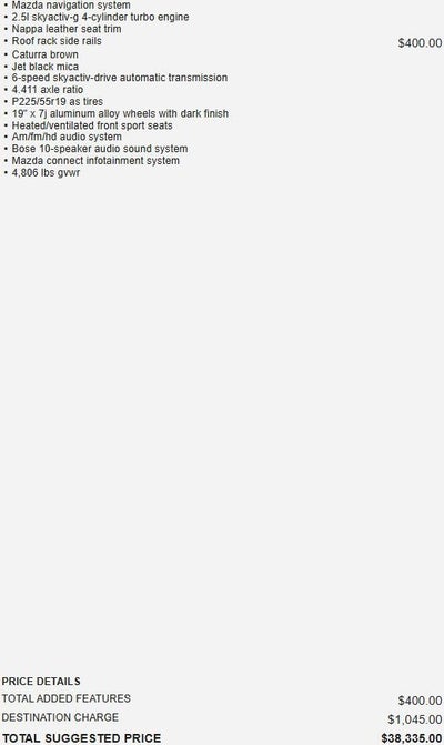 2019 Mazda Mazda CX-5 Signature