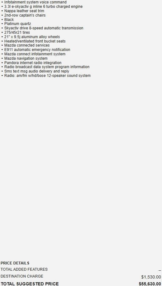 2025 Mazda Mazda CX-90 3.3 Turbo S Premium Package