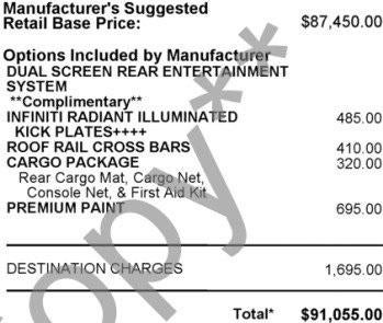 2023 INFINITI QX80 SENSORY