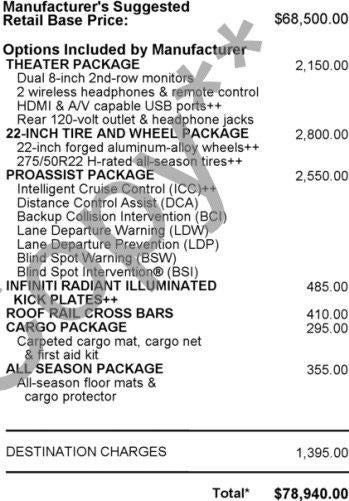 2019 INFINITI QX80 LUXE