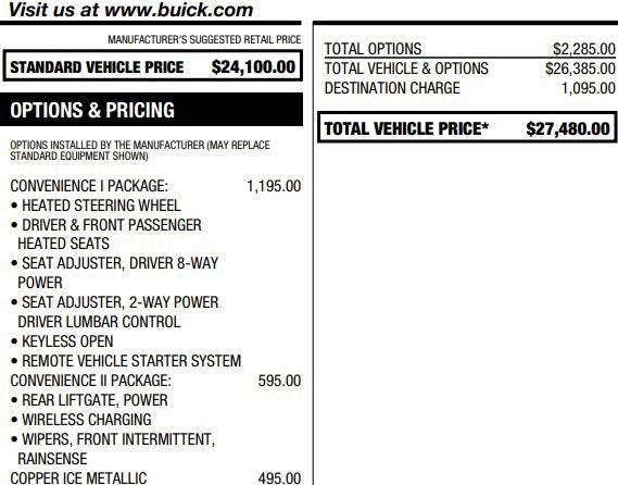 2024 Buick Envista Sport Touring