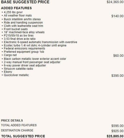 2017 Buick Encore Preferred