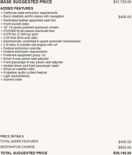 2017 Buick Envision Essence