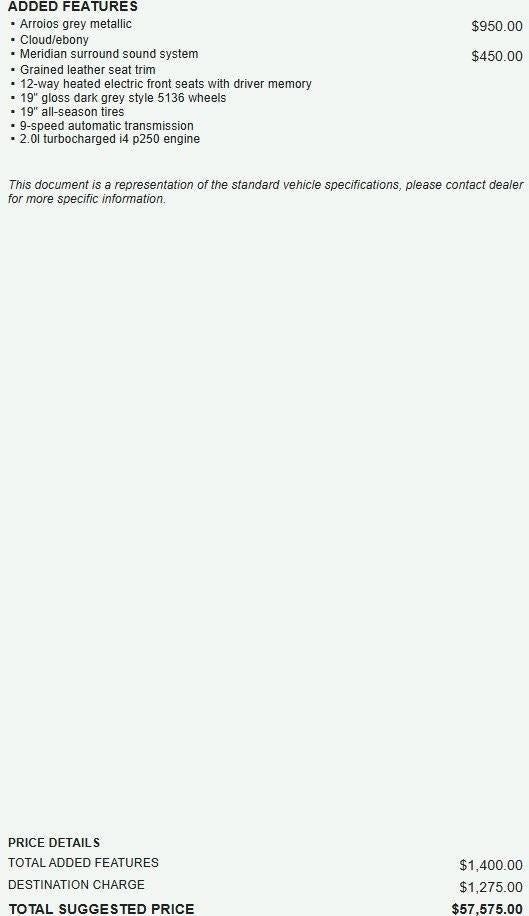 2025 Land Rover Range Rover Evoque Dynamic SE