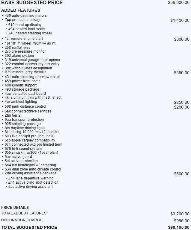 2020 BMW 3 Series M340i xDrive