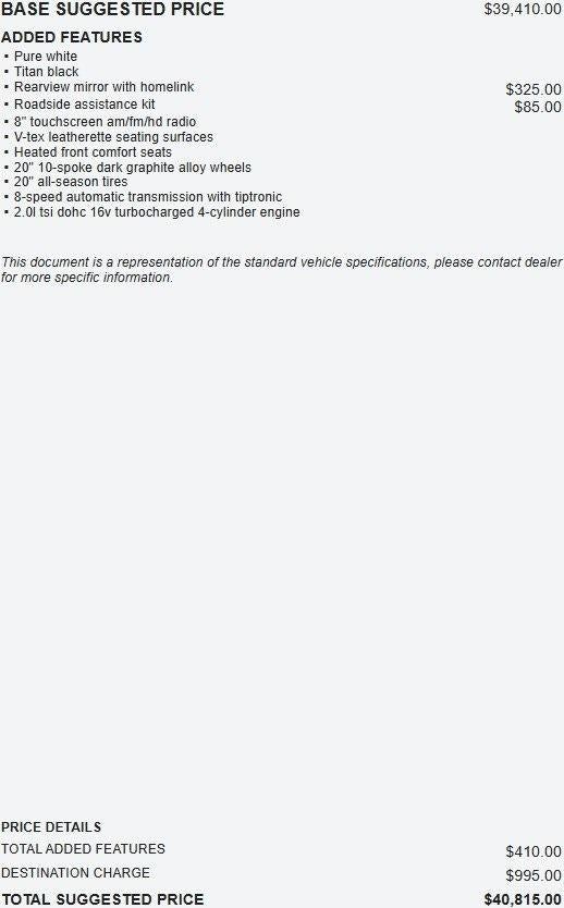 2019 Volkswagen Arteon SE R-Line