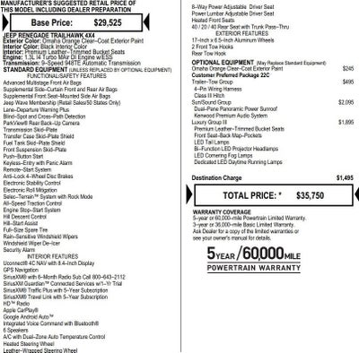 2021 Jeep Renegade Trailhawk