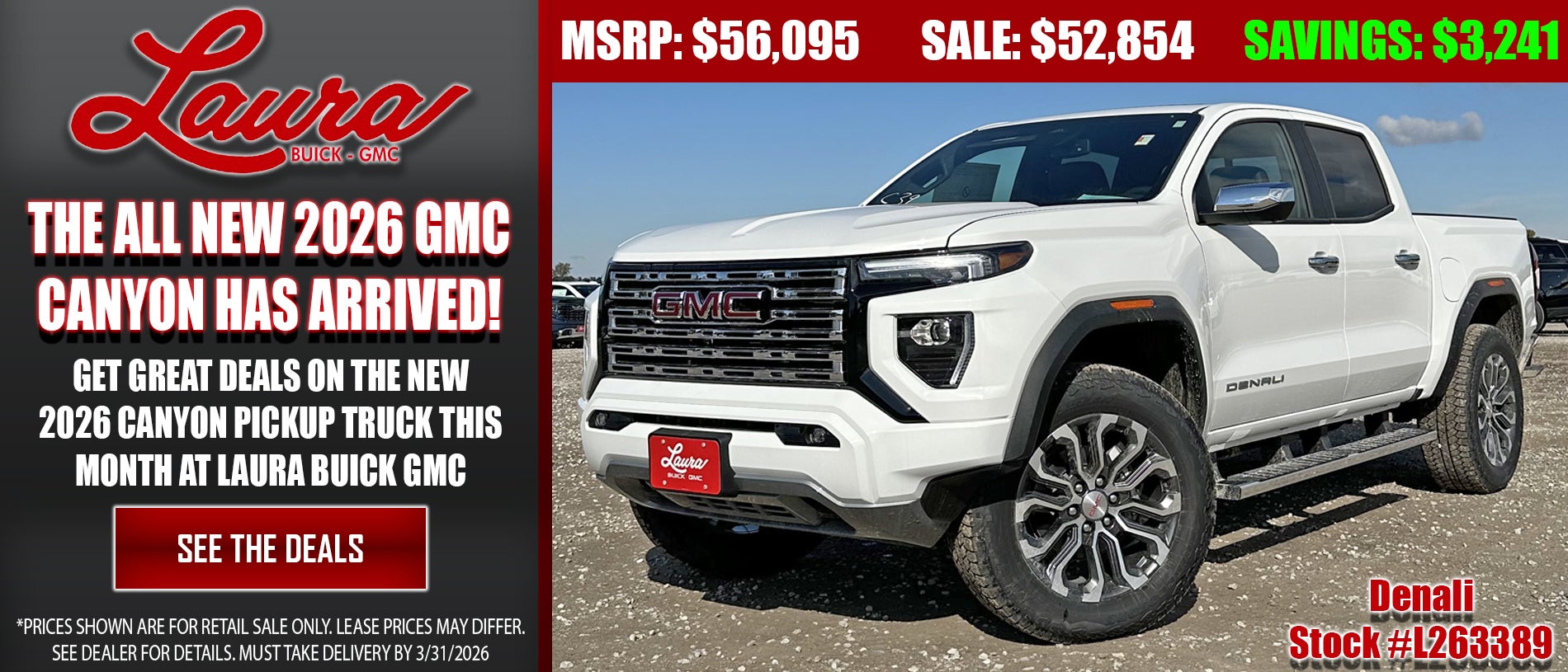 Search new Canyon trucks