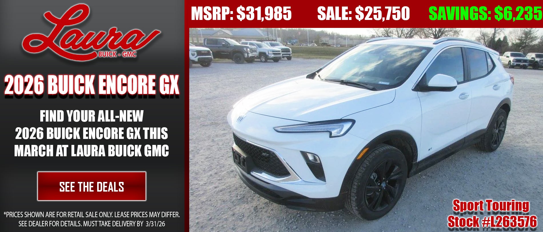 Search new Encore GX SUVs