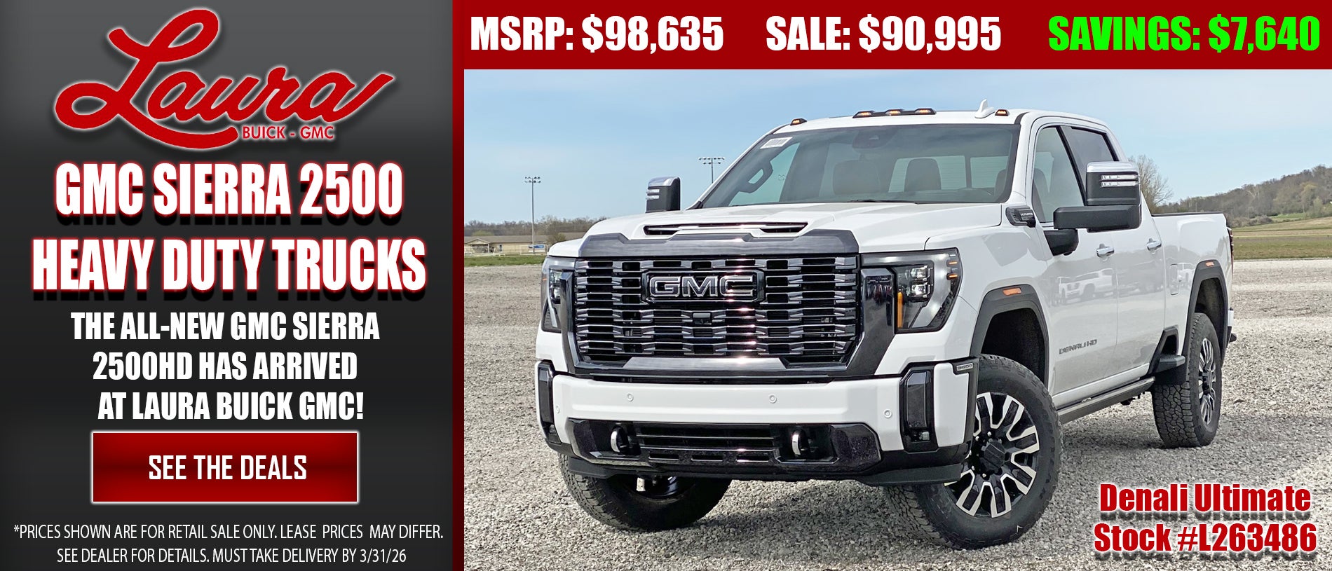 Search new GMC Sierra 2500 Heavy Duty trucks