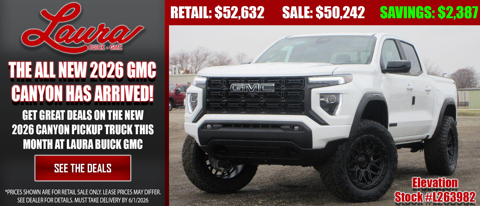 Search new Canyon trucks