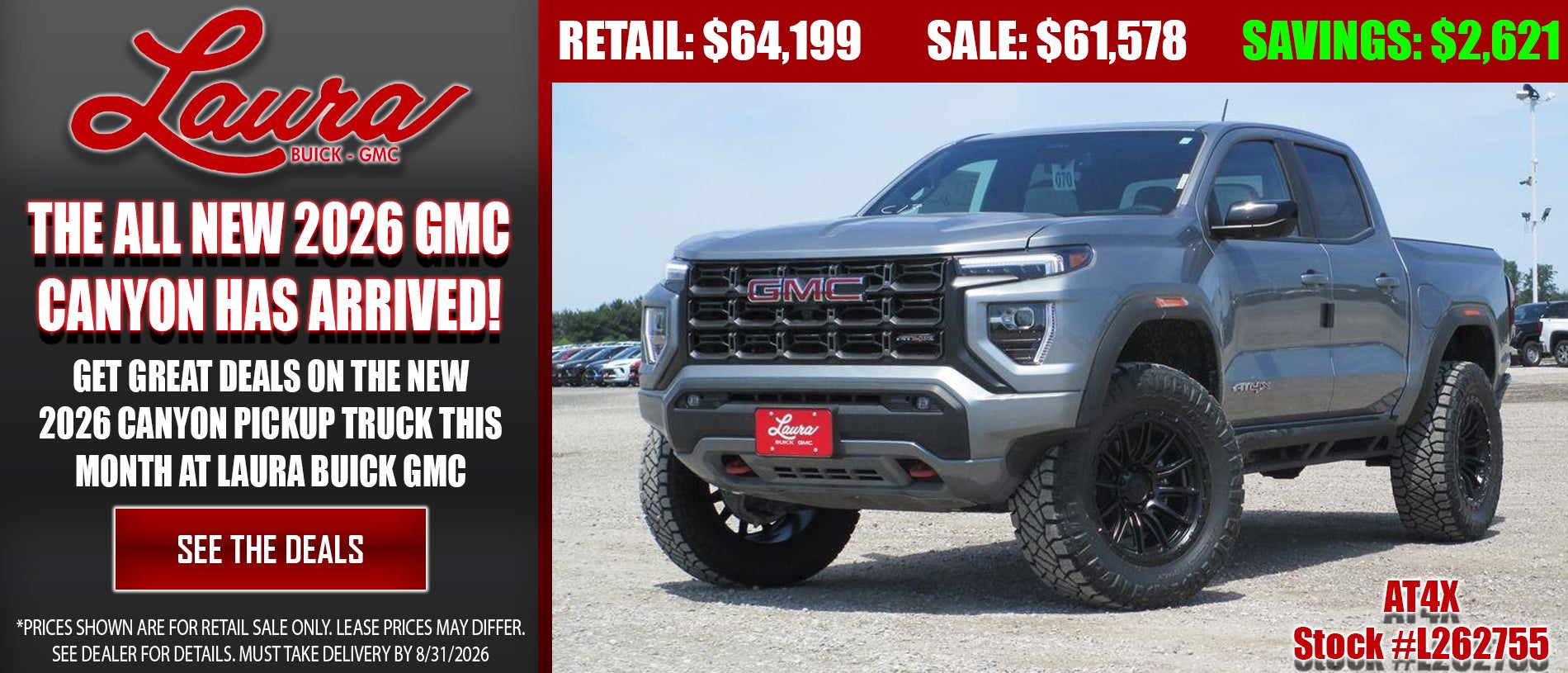 Search new Canyon trucks