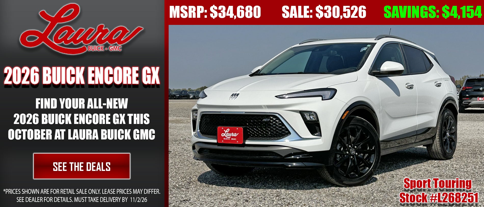 Search new Encore GX SUVs