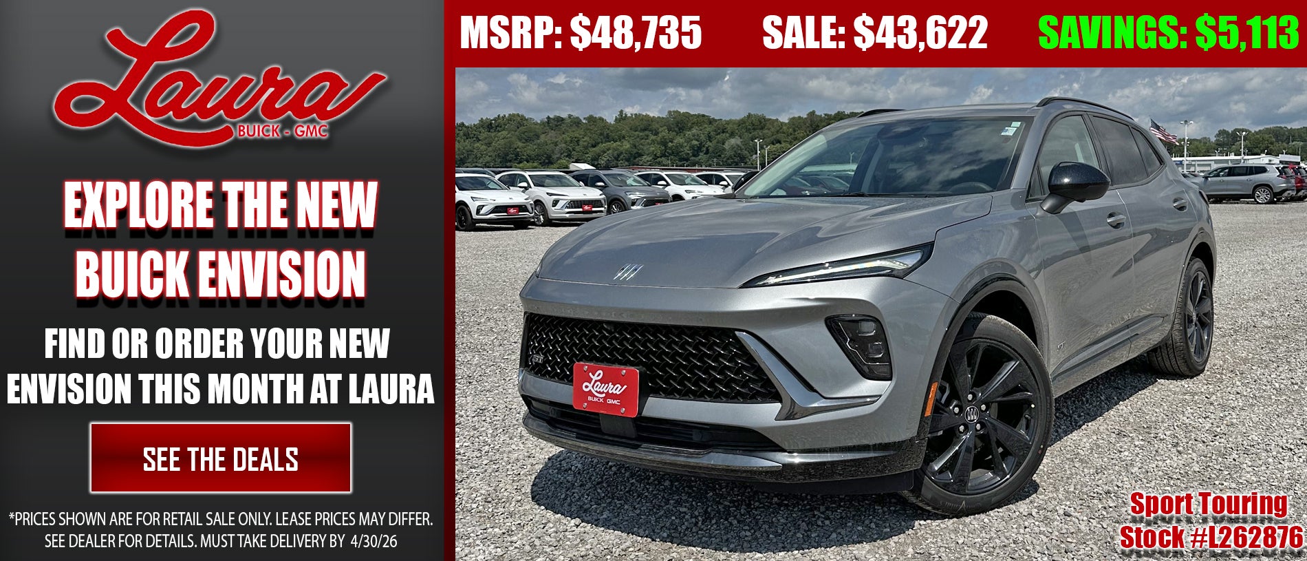 Search new Buick Envision SUVs