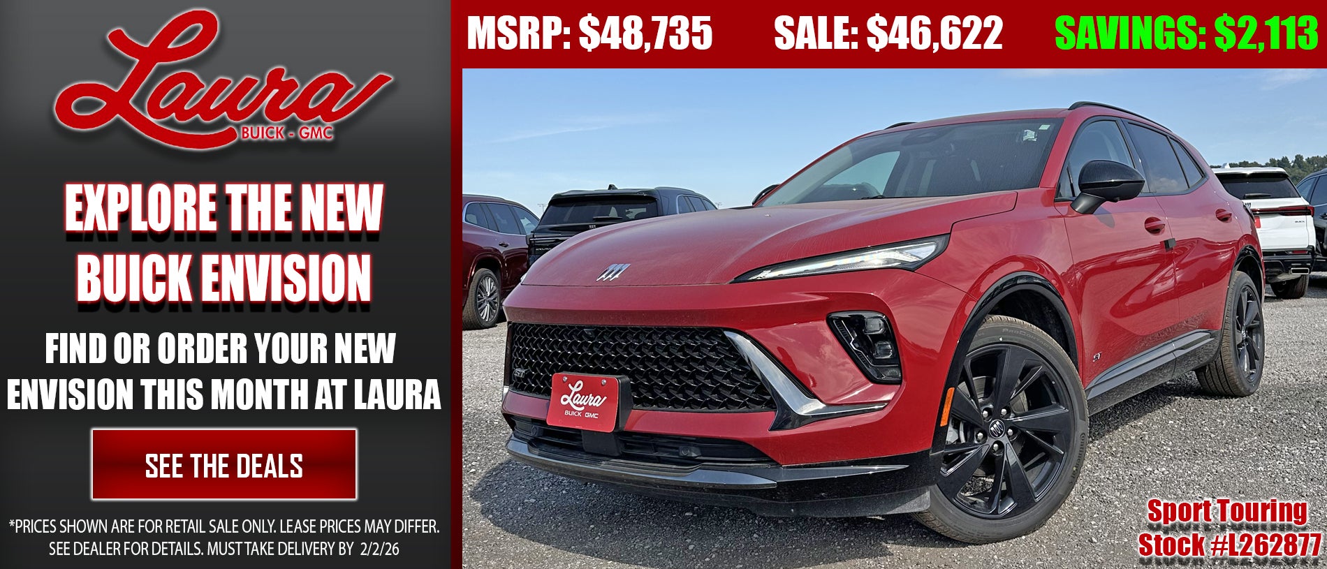 Search new Buick Envision SUVs