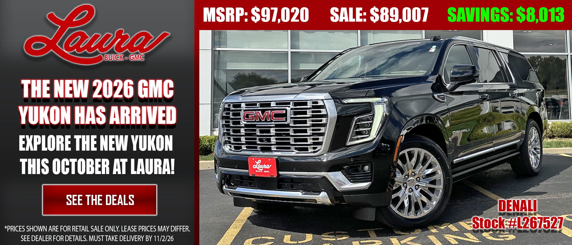 Search new GMC Yukon and Yukon XL SUVs