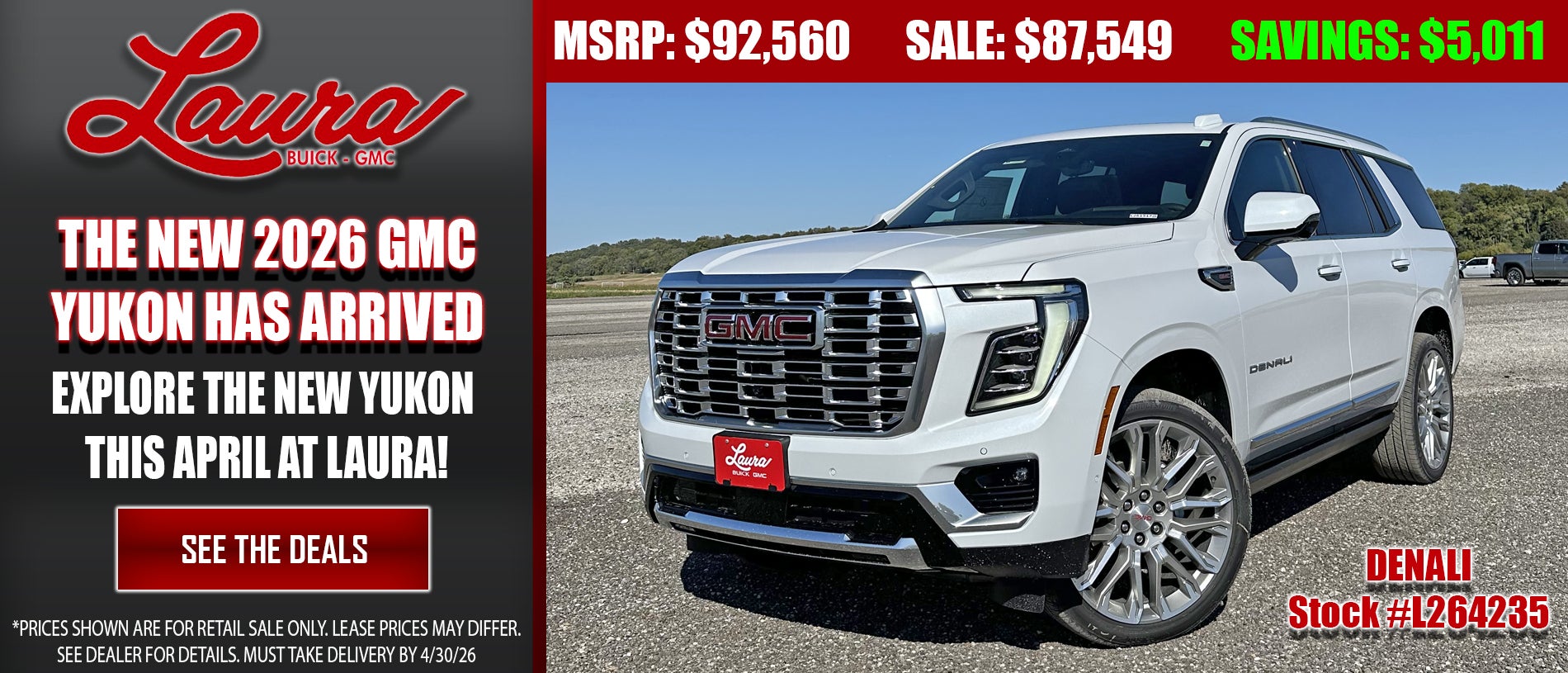 Search new GMC Yukon and Yukon XL SUVs