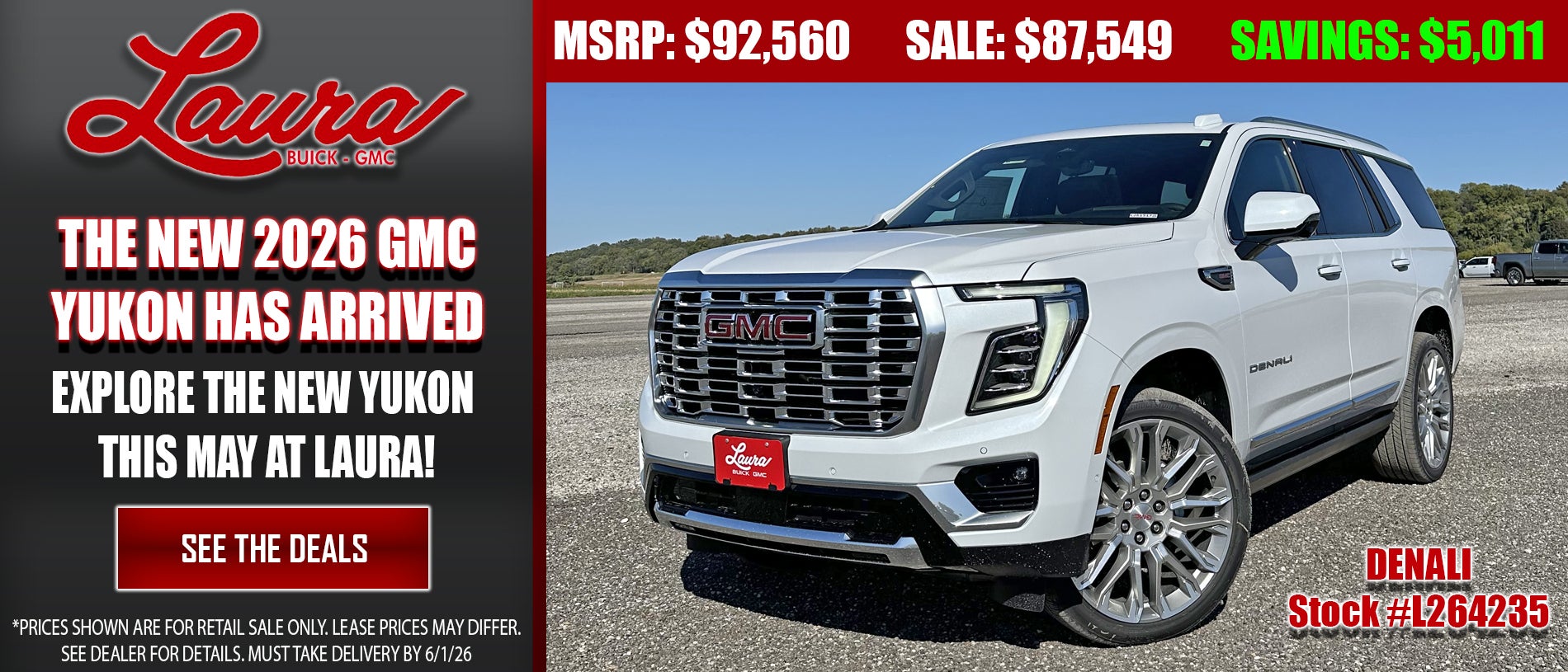 Search new GMC Yukon and Yukon XL SUVs