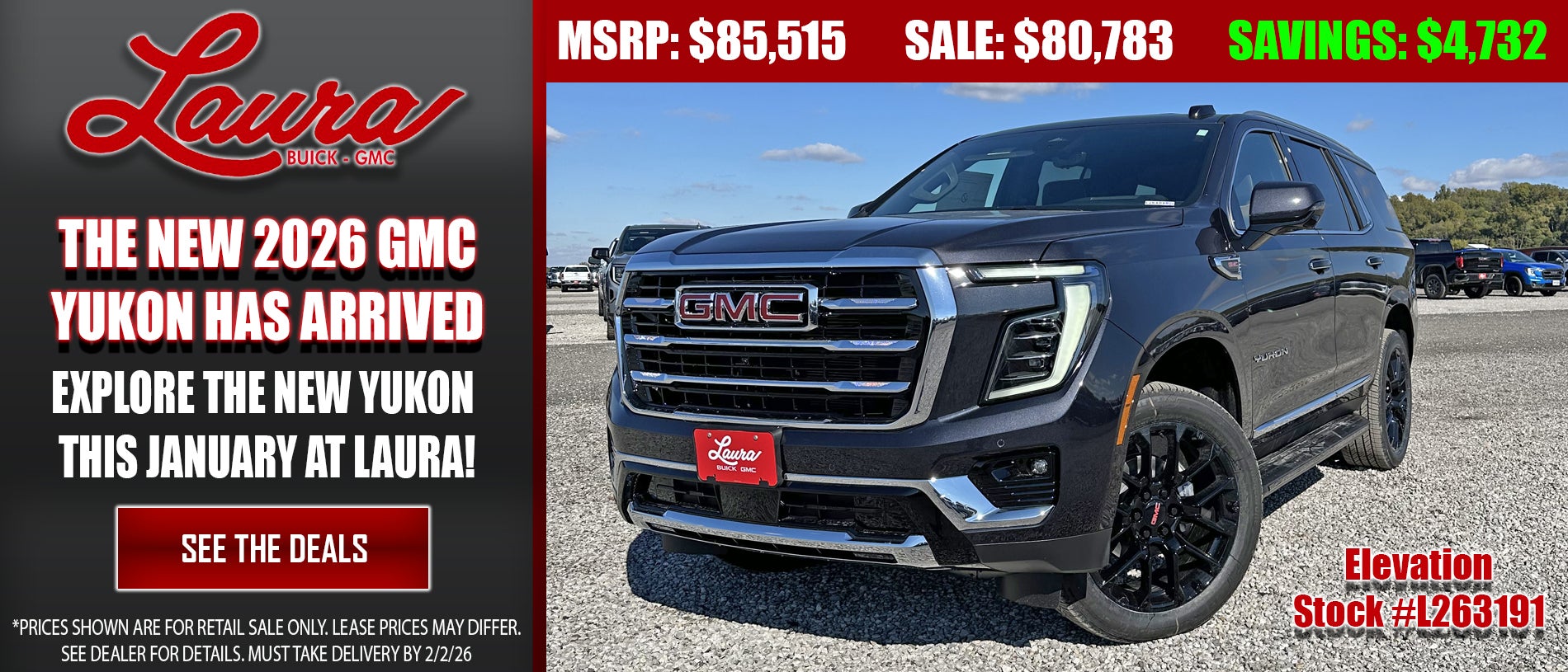 Search new GMC Yukon and Yukon XL SUVs